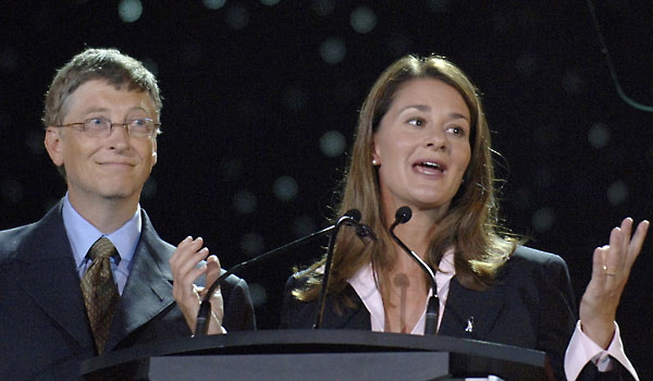Bill and Melinda Gates: their Foundation supported the start-up of Amyris in 2005