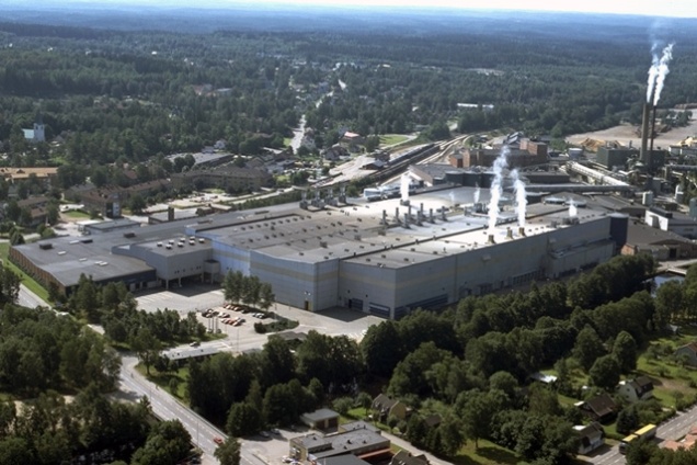 Stora Enso paper mill in Hyltebruk (Sweden)